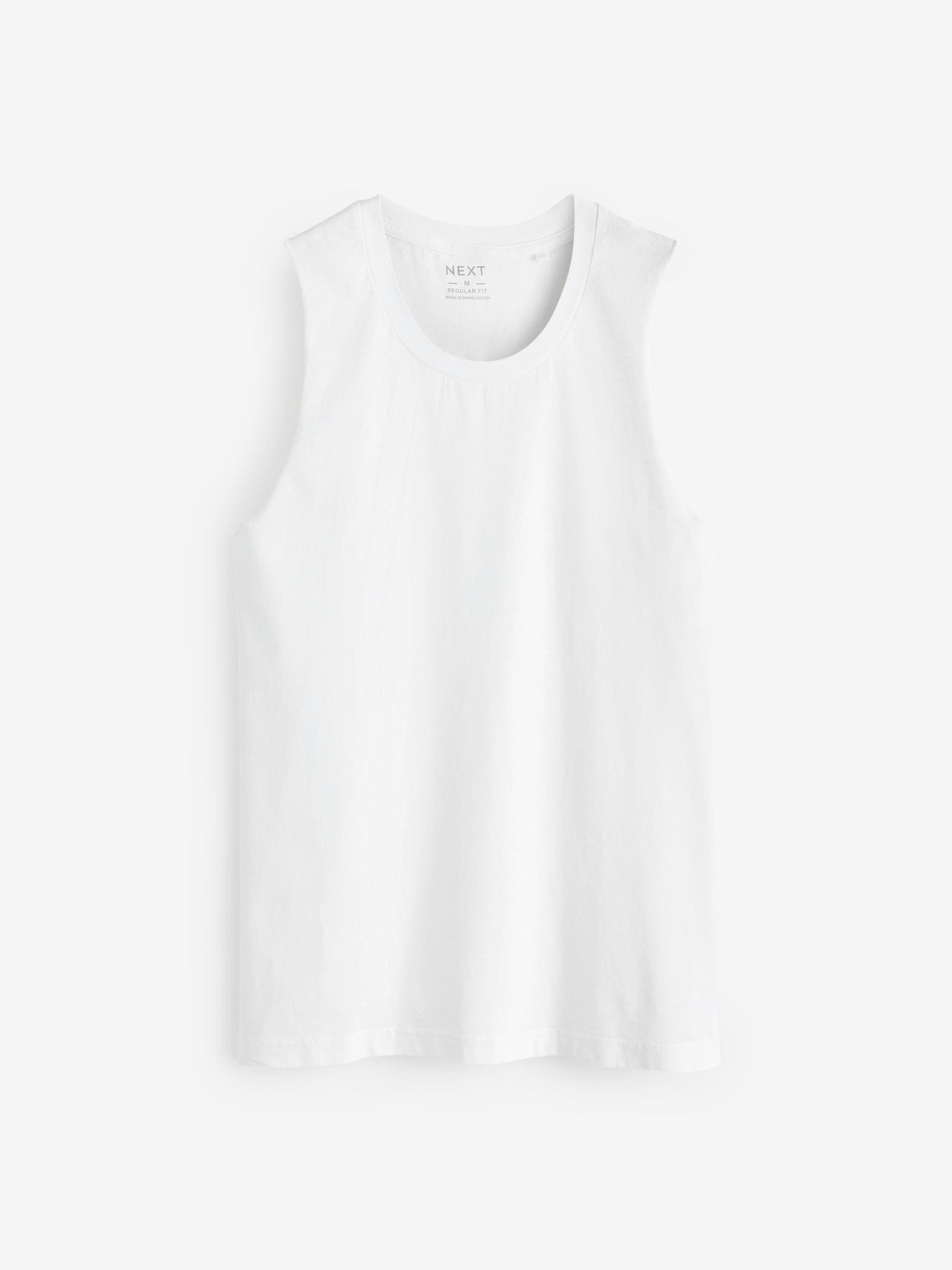 Buy White Tank Top Vest from Next Romania