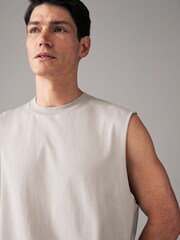 Neutral Tank Top 100% Cotton Vest - Image 4 of 7