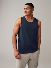 Noir/Marine/Blanc/Bleu - Gilets en coton 100% 4 Lot - Image 9 de 14