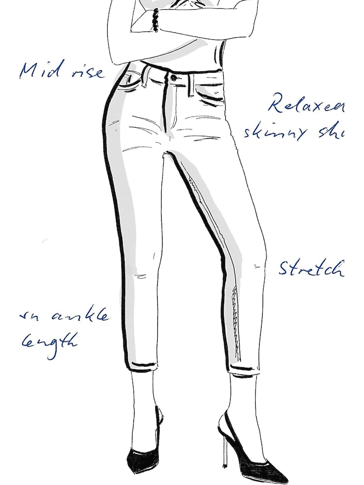 River Island Black Mid Rise Bum Sculpt Skinny Jeans - Image 7 of 7 River Island Black Mid Rise Bum Sculpt Skinny Jeans - Image 7 of 7