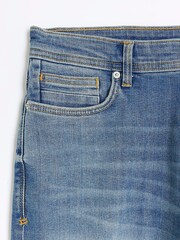 River Island Light Blue Skinny Fit 100% Cotton Jeans - Image 6 of 6