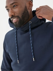 FatFace Brooke Navy Blue Overhead Hoodie - Image 4 of 6