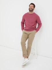 FatFace Pink Crew Jumper - Image 3 of 5