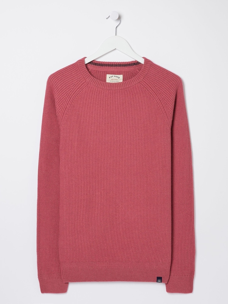 FatFace Pink Crew Jumper - Image 5 of 5