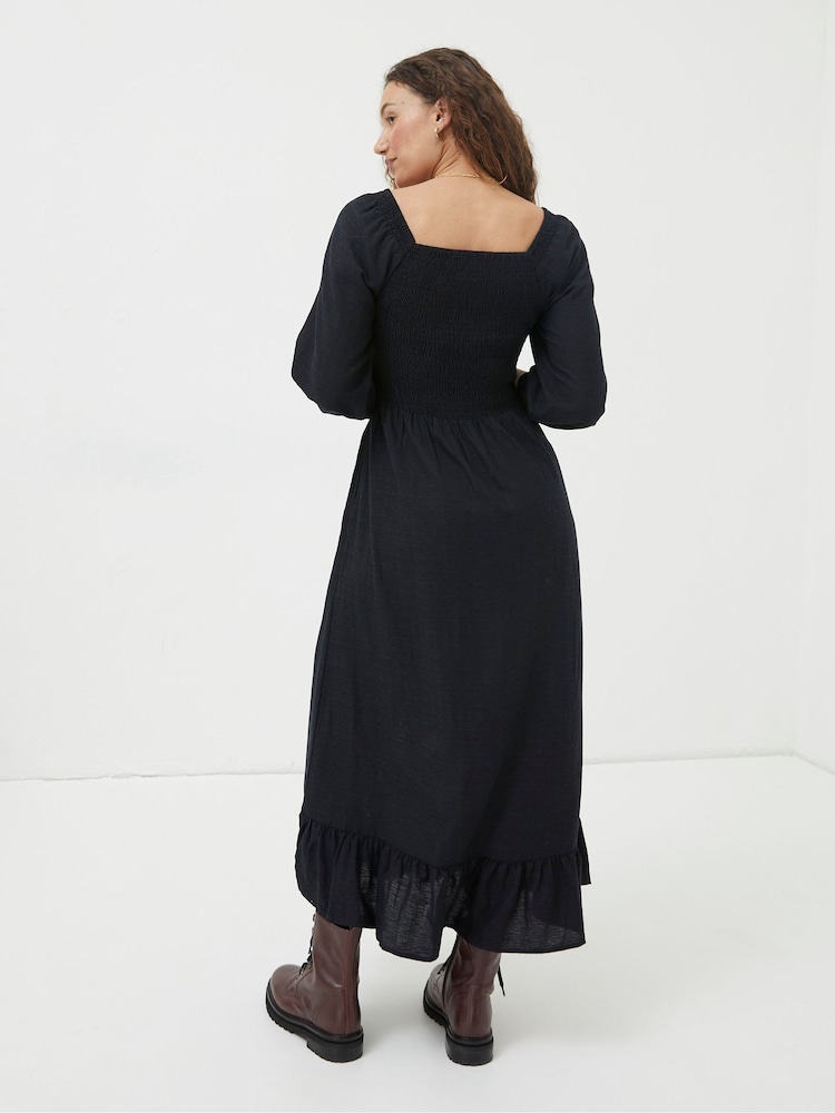 FatFace Black Midi Dress - Image 2 of 5