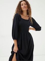 FatFace Black Midi Dress - Image 3 of 5
