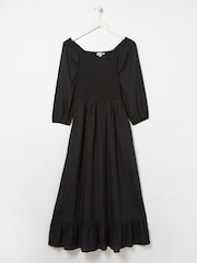 FatFace Black Midi Dress - Image 5 of 5