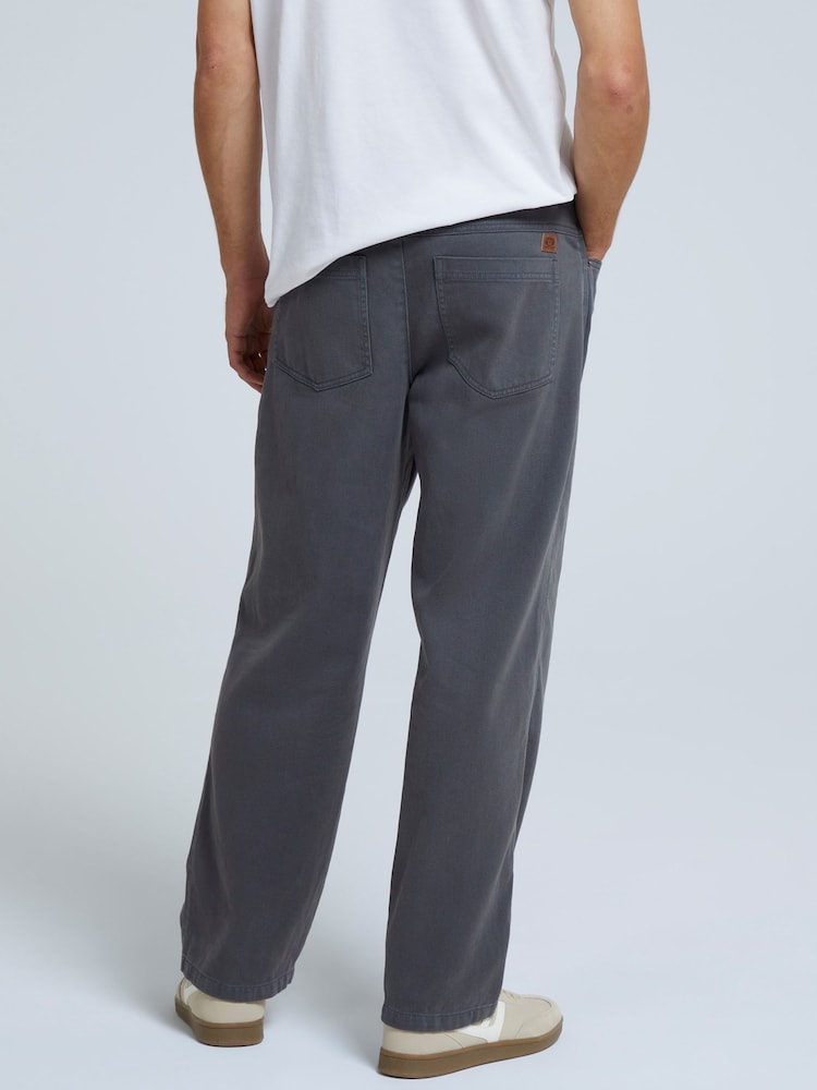 Animal Grey Mens Oscar 5 Pocket Trousers - Image 2 of 8