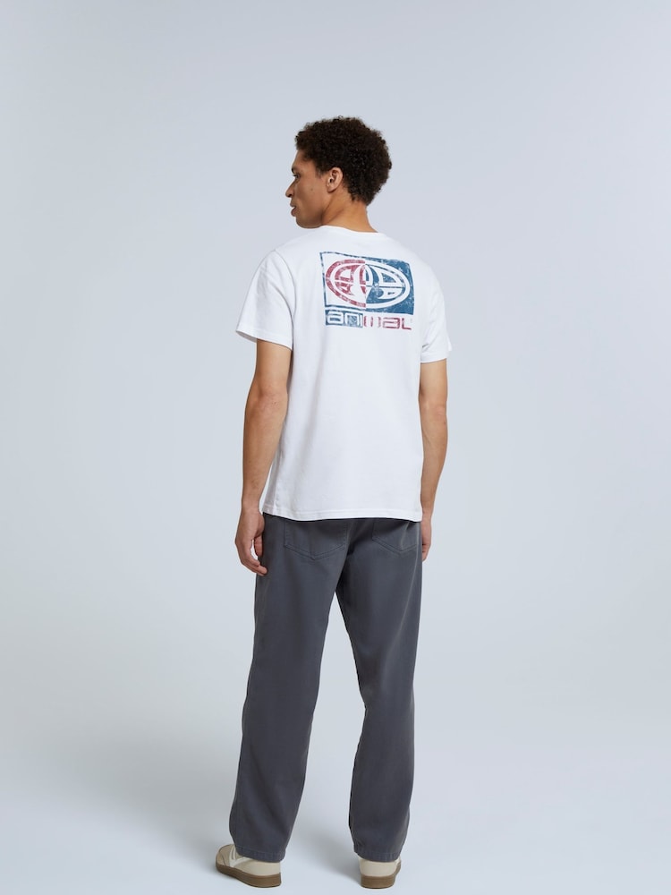 Animal Grey Mens Oscar 5 Pocket Trousers - Image 4 of 8