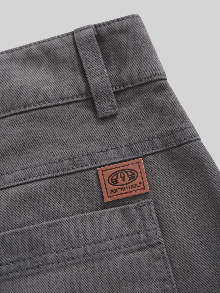 Animal Grey Mens Oscar 5 Pocket Trousers - Image 8 of 8