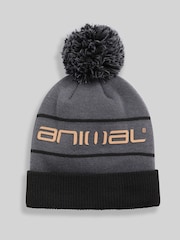 Animal Grey Dylan Ski Pom Beanie - Image 1 of 6