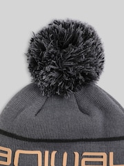 Animal Grey Dylan Ski Pom Beanie - Image 3 of 6