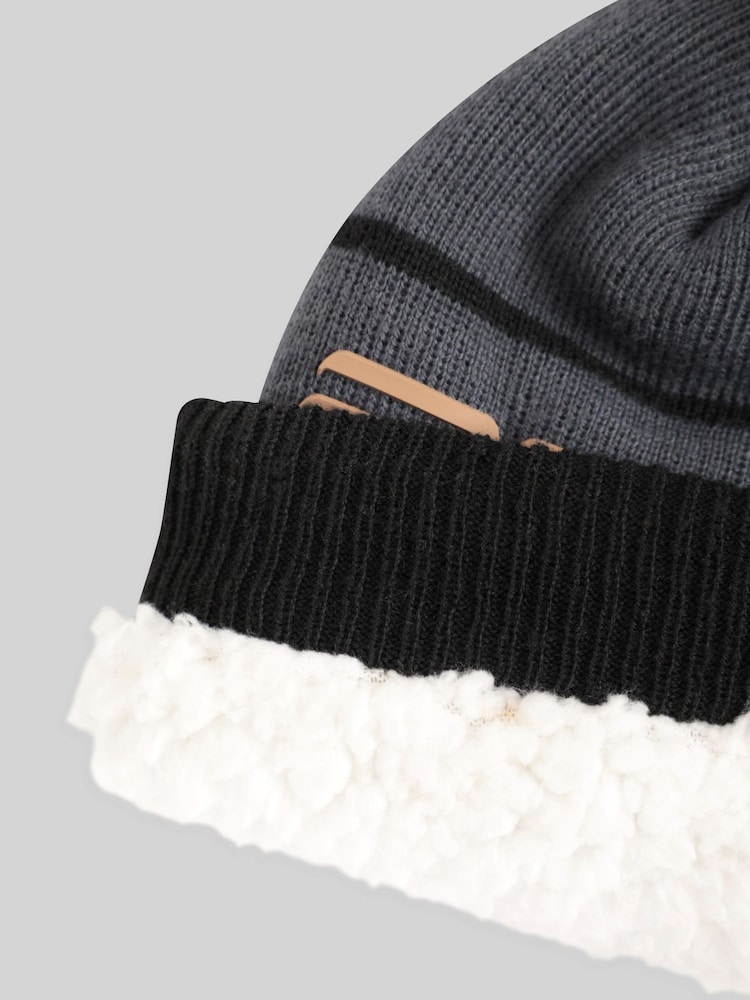 Animal Grey Dylan Ski Pom Beanie - Image 5 of 6