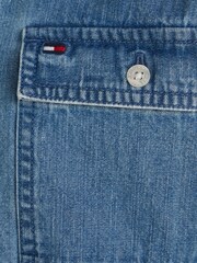 Tommy Hilfiger Blue 100% Cotton Soft Denim Shirt - Image 6 of 6