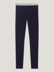 Tommy Hilfiger Blue Monotype Tape Leggings - Image 2 of 3