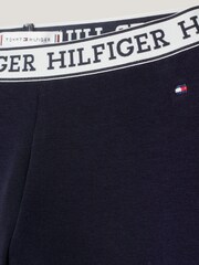 Tommy Hilfiger Blue Monotype Tape Leggings - Image 3 of 3