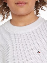 Tommy Hilfiger White Bold Stripe Sweater - Image 3 of 6