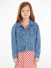 Tommy Hilfiger Blue Denim Trucker Jacket - Image 1 of 6