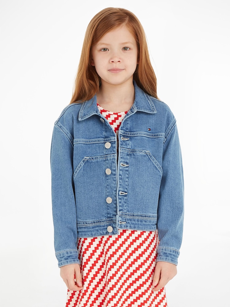 Tommy Hilfiger Blue Denim Trucker Jacket - Image 1 of 6