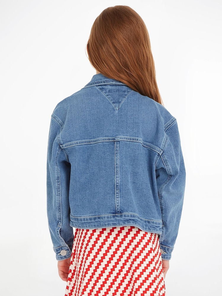 Tommy Hilfiger Blue Denim Trucker Jacket - Image 2 of 6