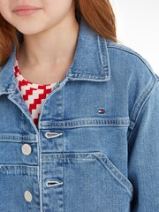 Tommy Hilfiger Blue Denim Trucker Jacket - Image 3 of 6