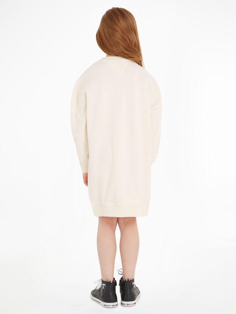 Tommy Hilfiger Cream Monotype Foil Dress - Image 2 of 6