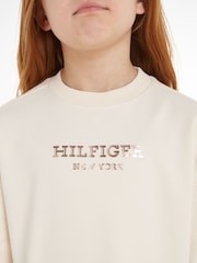 Tommy Hilfiger Cream Monotype Foil Dress - Image 3 of 6