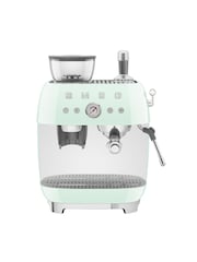 Smeg Light Green Espresso Coffee Machine - Image 1 of 8