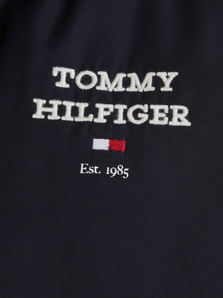Tommy Hilfiger Blue Logo Bomber Jacket - Image 6 of 6 Tommy Hilfiger Blue Logo Bomber Jacket - Image 6 of 6