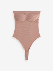 Nude Seamless Firm Tummy Control Bandeau Body - Image 6 of 7