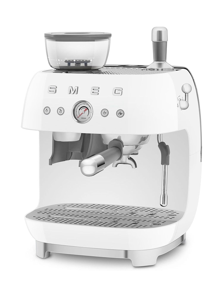 Smeg White Espresso Coffee Machine - Image 2 of 8