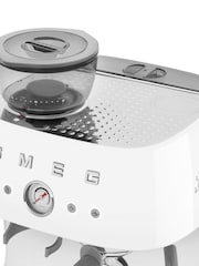 Smeg White Espresso Coffee Machine - Image 5 of 8
