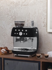 Smeg Black Espresso Coffee Machine - Image 7 of 8