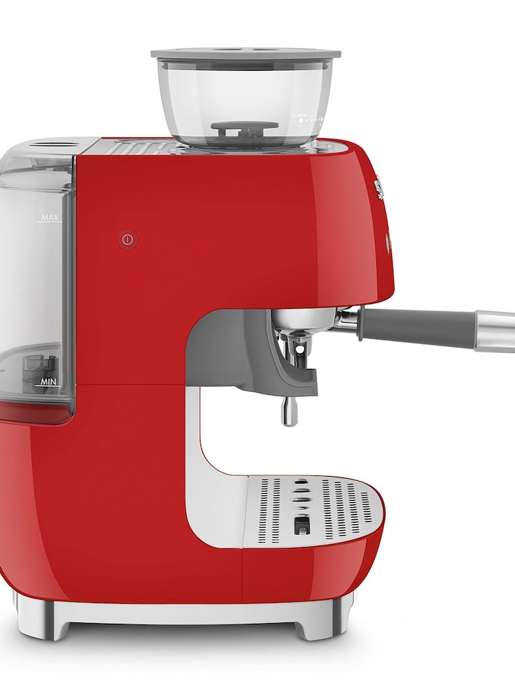 Smeg Red Espresso Coffee Machine - Image 10 of 10