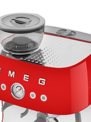 Smeg Red Espresso Coffee Machine - Image 5 of 8