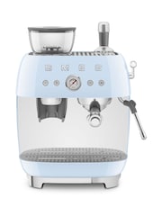Smeg Pale Blue Espresso Coffee Machine - Image 1 of 8