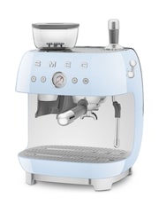 Smeg Pale Blue Espresso Coffee Machine - Image 2 of 8