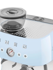 Smeg Pale Blue Espresso Coffee Machine - Image 6 of 8