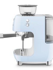 Smeg Pale Blue Espresso Coffee Machine - Image 9 of 10