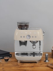 Smeg Cream Espresso Coffee Machine - Image 7 of 8
