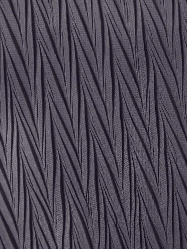 Live Unlimited Grey Textured Rib Trim Blouse - Image 5 of 5