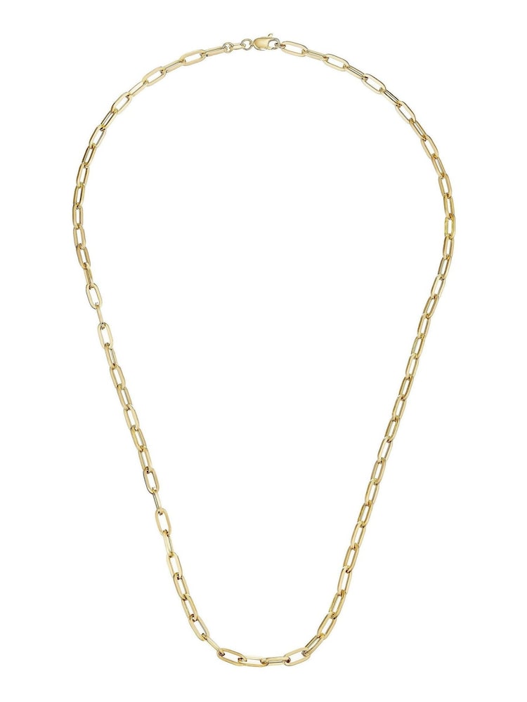 Beaverbrooks 9ct Yellow Gold Paperchain Necklace - Image 2 of 4