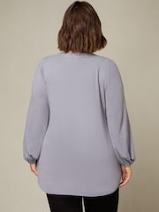 Live Unlimited Grey Curve Jersey Relaxed Tunic - Image 2 of 4