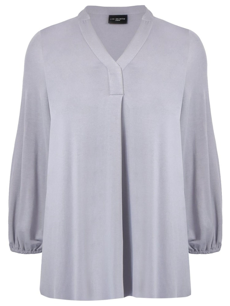 Live Unlimited Grey Curve Jersey Relaxed Tunic - Image 4 of 4