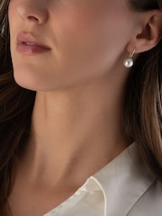 Beaverbrooks Sterling Silver Pearl Drop Earrings - Image 1 of 3