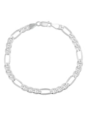 Beaverbrooks Sterling Silver Figaro Bracelet - Image 1 of 4