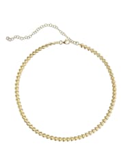 Beaverbrooks Yellow Gold Plated Heart Necklace - Image 1 of 5