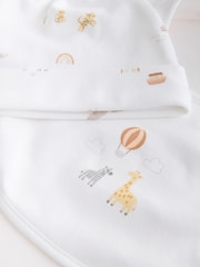 White Organic Cotton Baby 5 Piece Set (0-9mths) - Image 10 of 14