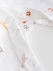 White Organic Cotton Baby 5 Piece Set (0-9mths) - Image 12 of 14