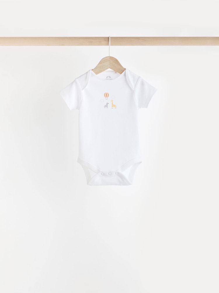 White Organic Cotton Baby 5 Piece Set (0-9mths) - Image 2 of 14